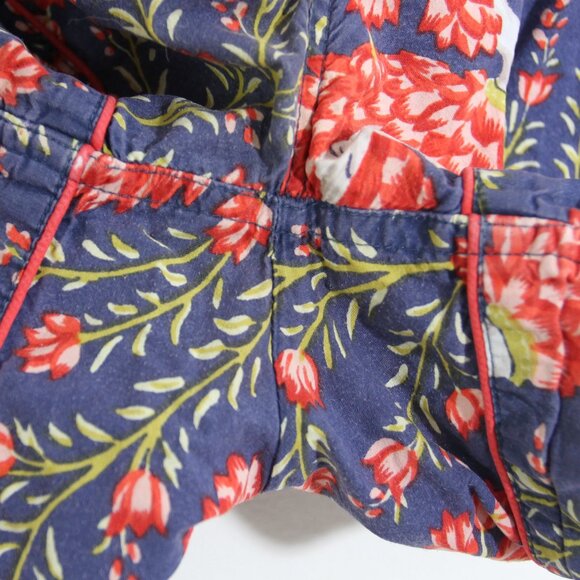 PRINTFRESH Queen Lotus Short PJ Pajama Sleep Set Indigo Bird Cotton Size 1X - Picture 12 of 16